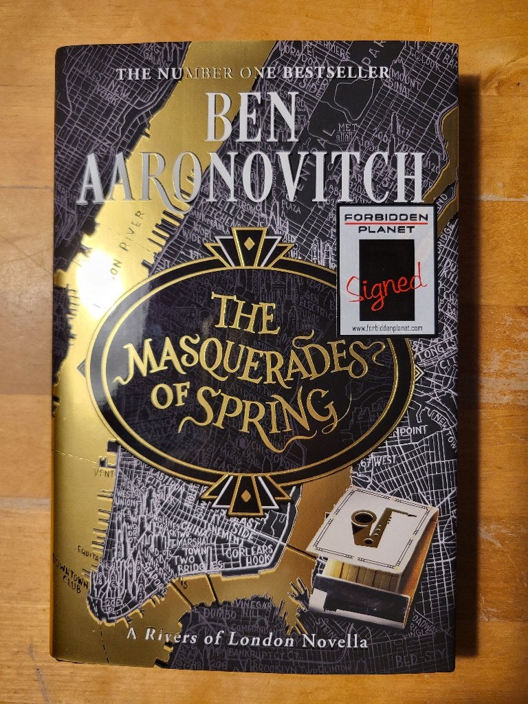 Ben Aaronovitch - The Masquerades of Spring - signed author, Ophalen of Verzenden, Zo goed als nieuw, Ben Aaronovitch