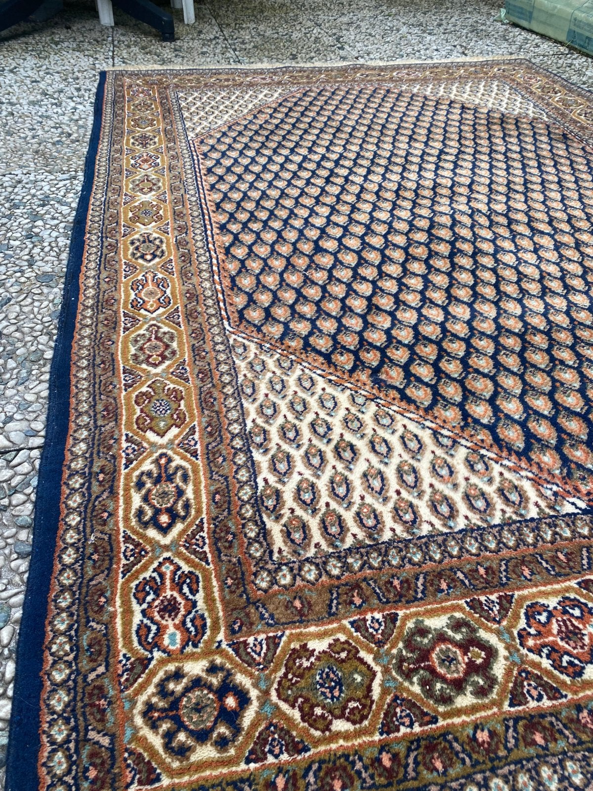 Perzische tapijt uit iran handgemaakte/wol, Ophalen of Verzenden, Zo goed als nieuw, Rechthoekig, 200 cm of meer