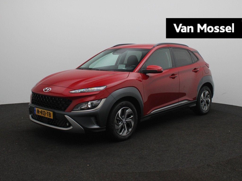 Hyundai Kona 1.6 GDI Hybrid Aut. Fashion | 1e-Eig. | Navi |, Auto's, Hyundai, 12 maanden, Stof, Gebruikt, Origineel Nederlands