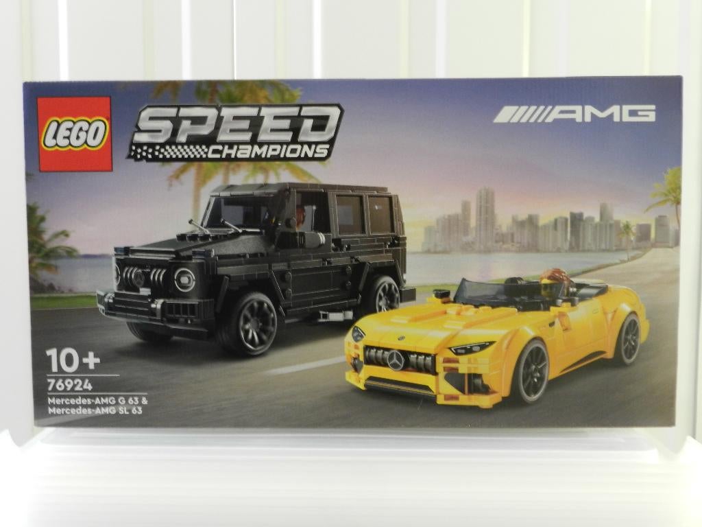 LEGO Mercedes-AMG G 63 en Mercedes-AMG SL 63 (76924), Lego, Nieuw, Inclusief accessoires, Complete set