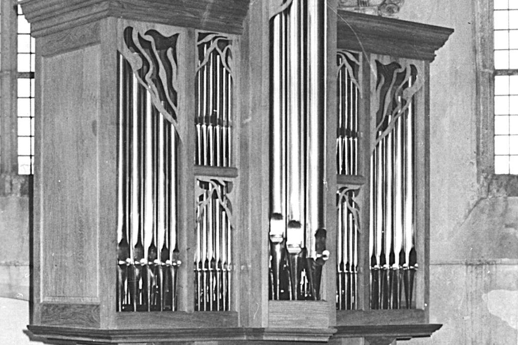 968449	Bolsward	Jr 60 Koororgel	Martinikerk, Ophalen of Verzenden, 1960 tot 1980, Gelopen, Friesland