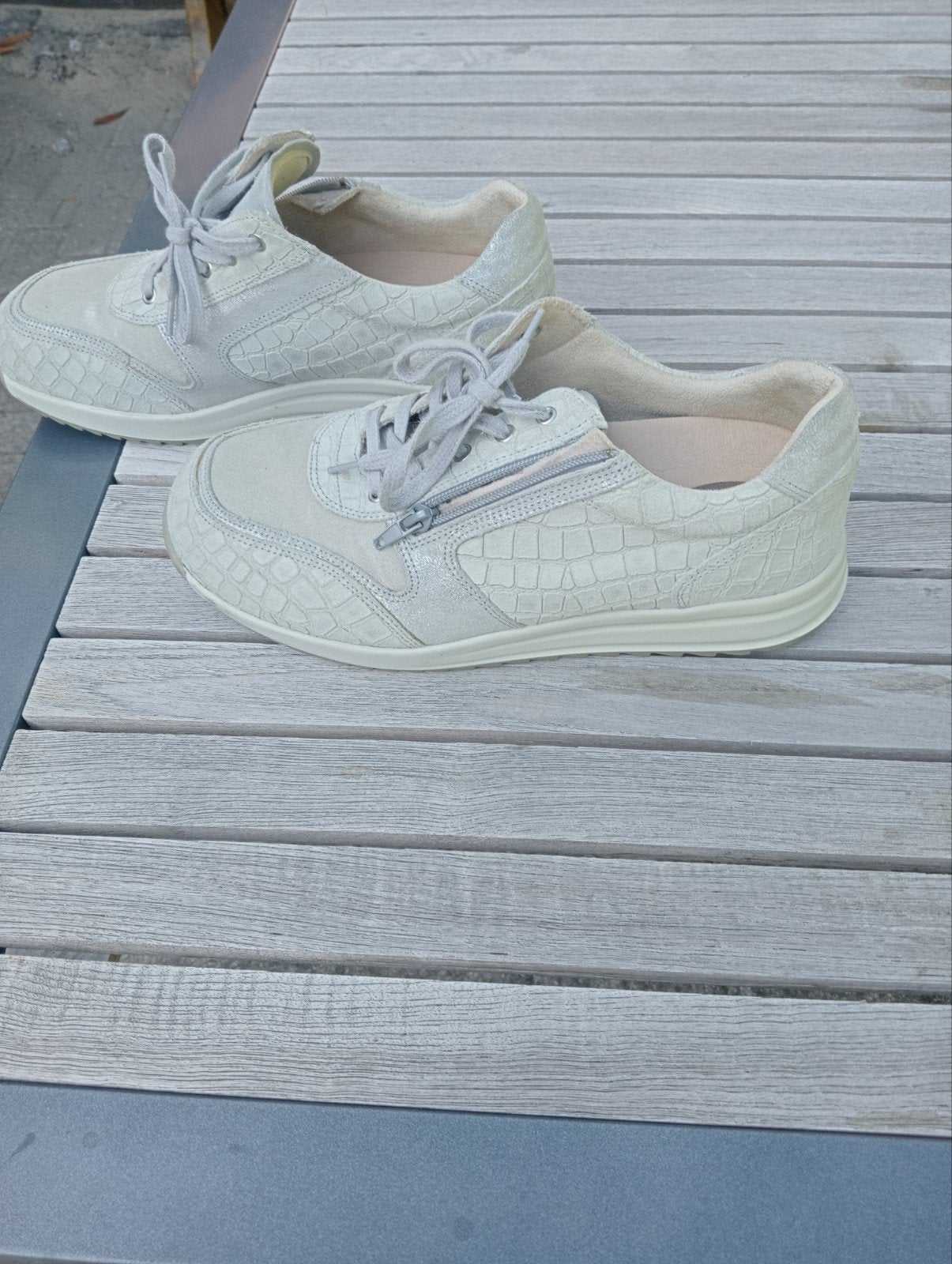 Nimco (xsensible) sneakers. 42, Ophalen of Verzenden, Zo goed als nieuw, Beige, Sneakers of Gympen