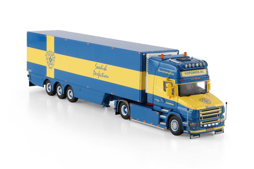 Scania T500 V8 Jubileumline V8power WSI, Hobby en Vrije tijd, Modelauto's | 1:50, Verzenden, Info@v8, Nieuw, Bus of Vrachtwagen