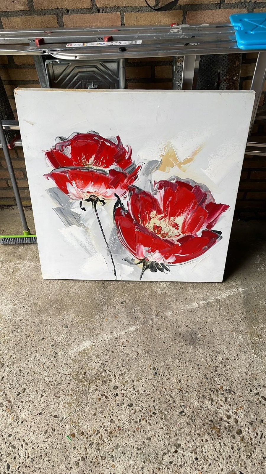 Schilderij, Antiek en Kunst, Kunst | Schilderijen | Abstract, Ophalen of Verzenden