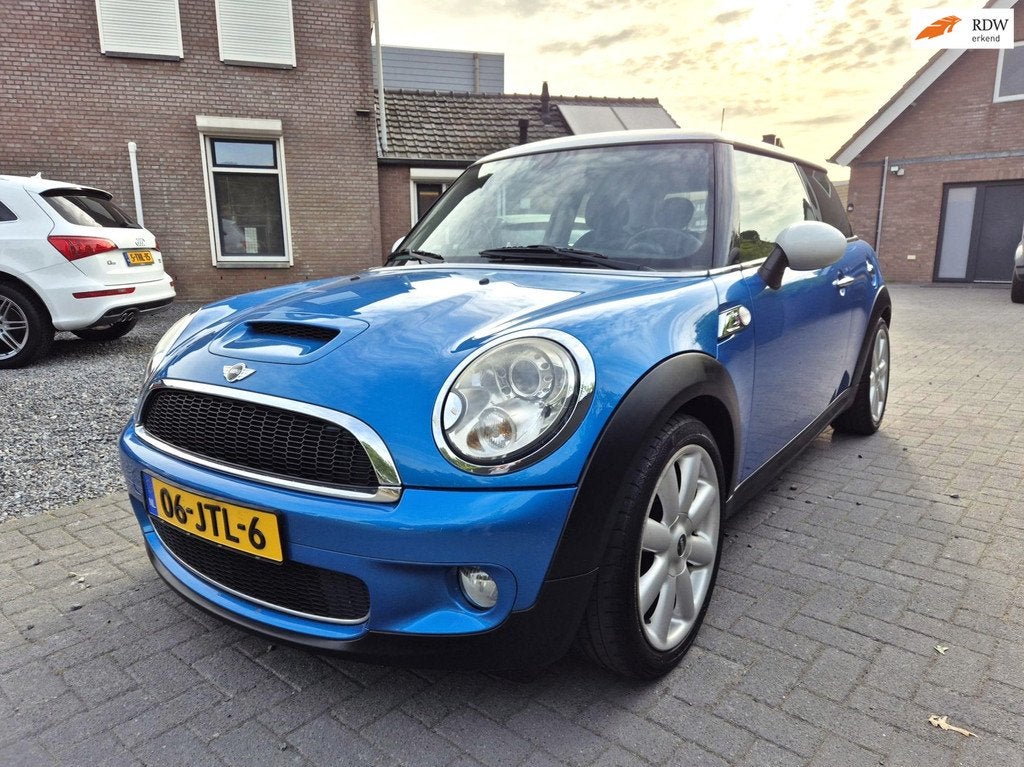 Mini 3-Deurs 1.6 Cooper S Airco Cruise 145192 Km ( Met nieuw, Voorwielaandrijving, Gebruikt, Zwart, 4 cilinders