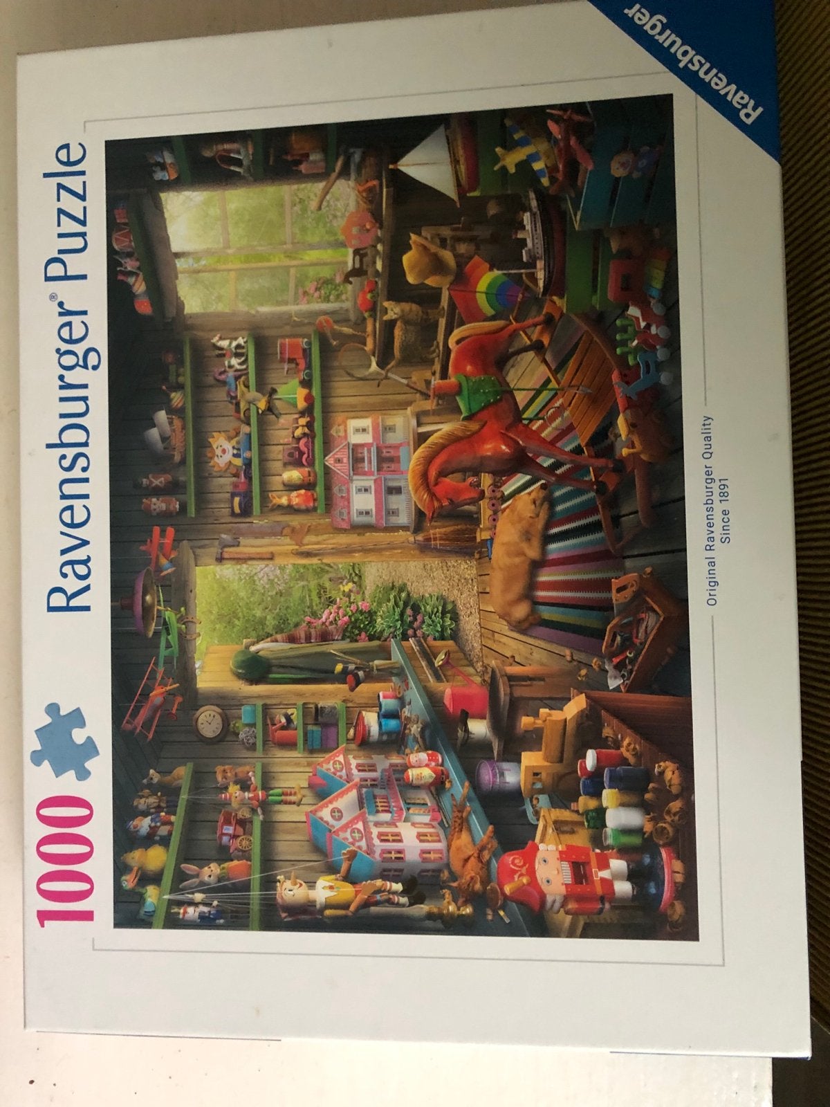 Ravensburger Legpuzzel 1000 stukjes Speelgoedkamer, Ophalen of Verzenden, Zo goed als nieuw