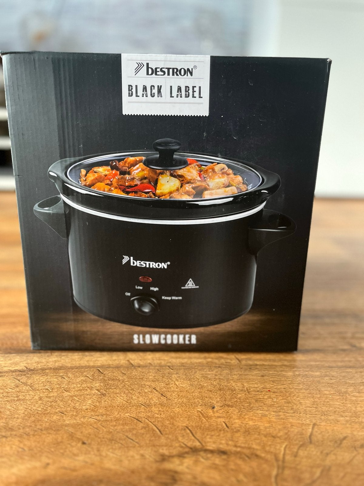 Bestron Black Label Slowcooker - Nieuw in doos, Ophalen, Vaatwasmachinebestendig, Nieuw