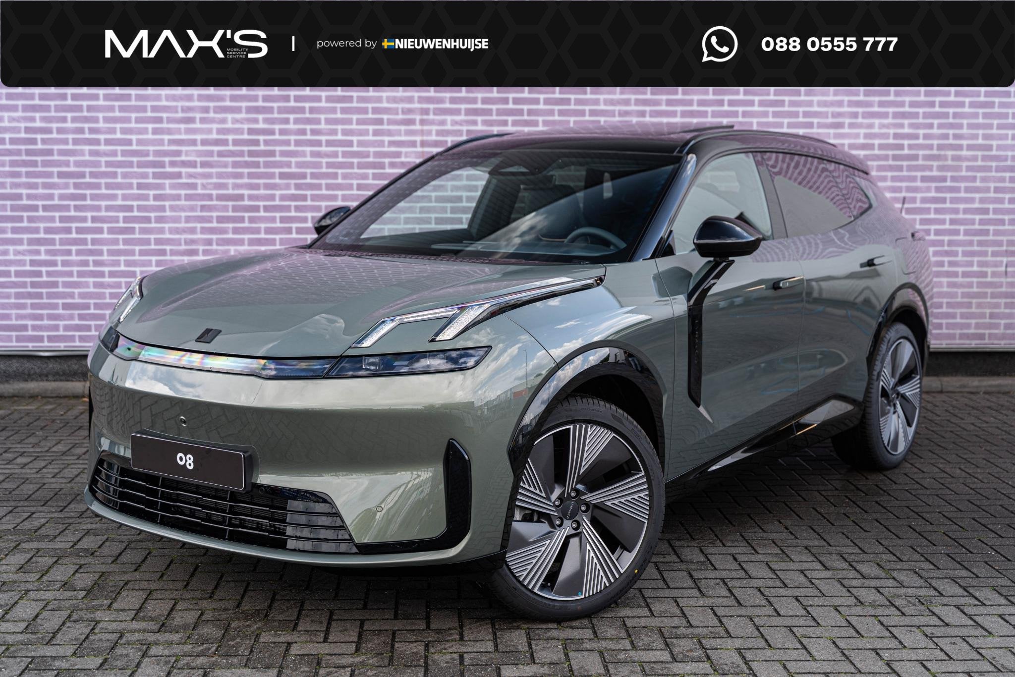 Lynk & Co 08 1.5 Plug-in Hybrid More | PHEV | Matrix LED Kop, Auto's, Dealer onderhouden, Gebruikt, 4 cilinders, Bedrijf