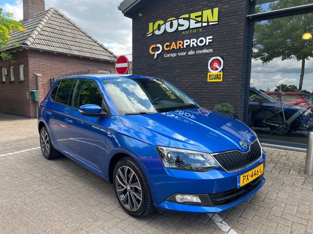 Skoda FABIA 1.0 TSI DRIVE, Voorwielaandrijving, 95 pk, Met garantie (alle), Blauw