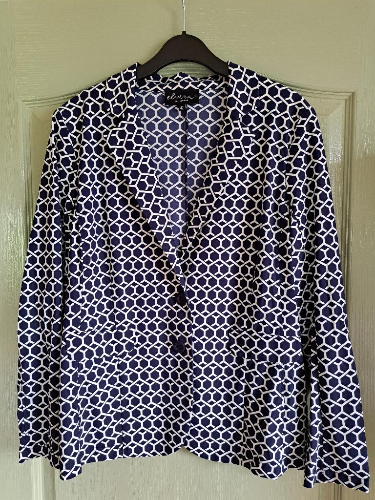 Blazer Elvira, Kleding | Dames, Blauw, Maat 42/44 (L), Ophalen of Verzenden, Zo goed als nieuw