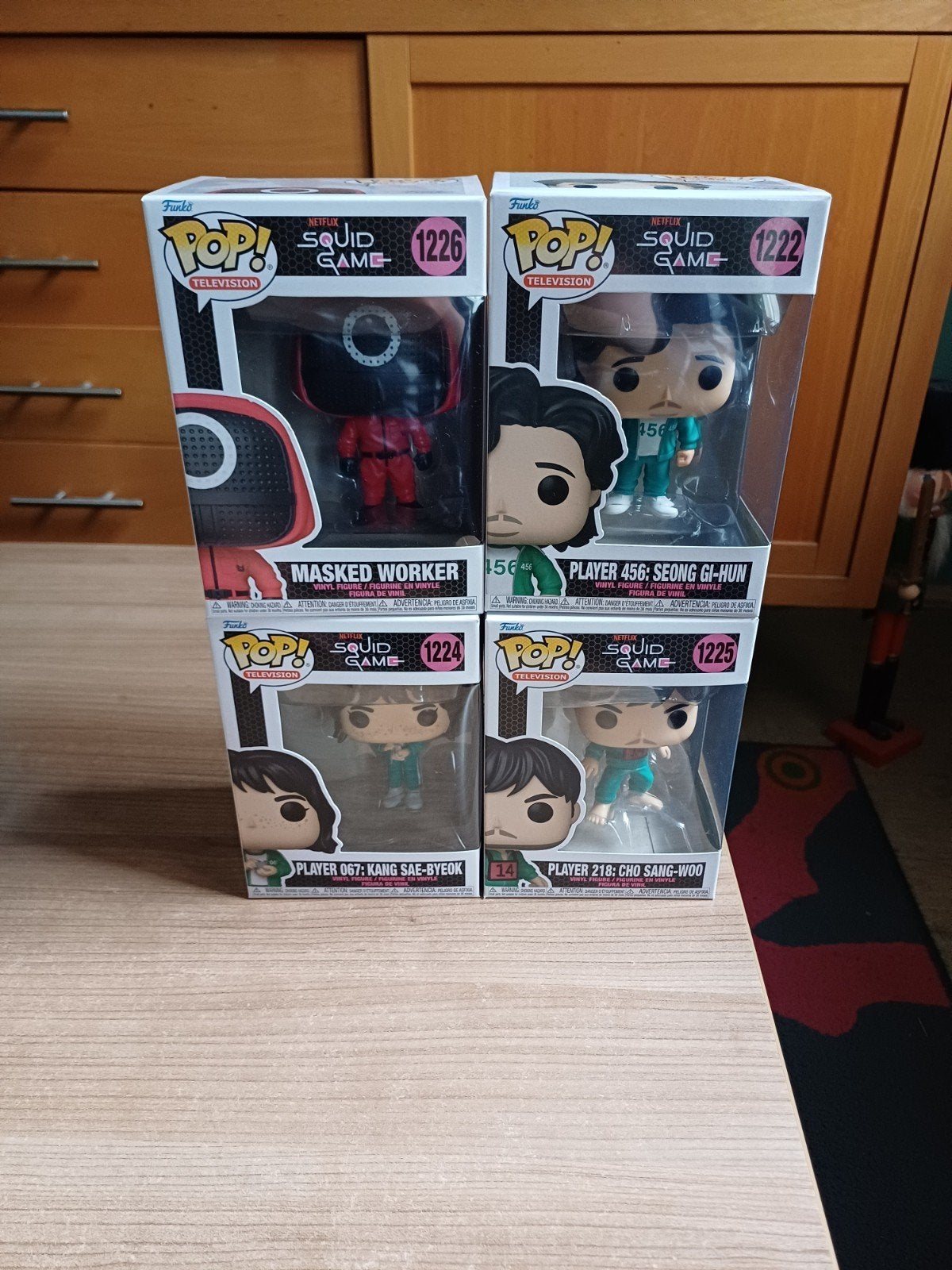 squid game funko collectie, Verzenden, Zo goed als nieuw
