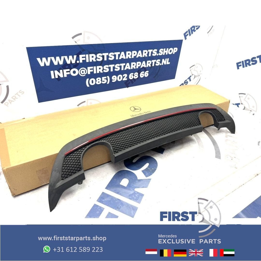 W176 AMG Diffuser EDITION 1 Mercedes A Klasse 2012-2018 RODE, Auto-onderdelen, Gebruikt, -, Ophalen of Verzenden, -