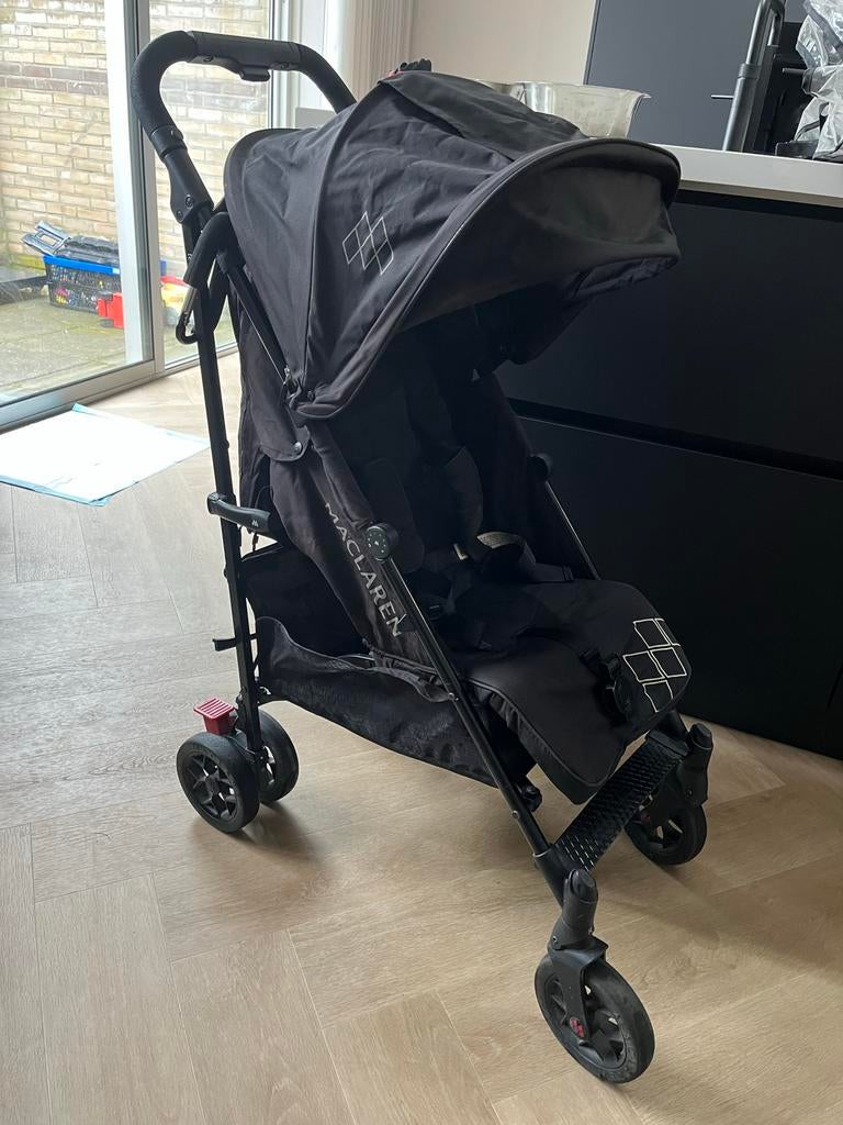 Maclaren buggy - Zwart, compact en verstelbaar, Ophalen, Gebruikt, Maclaren, Verstelbare rugleuning