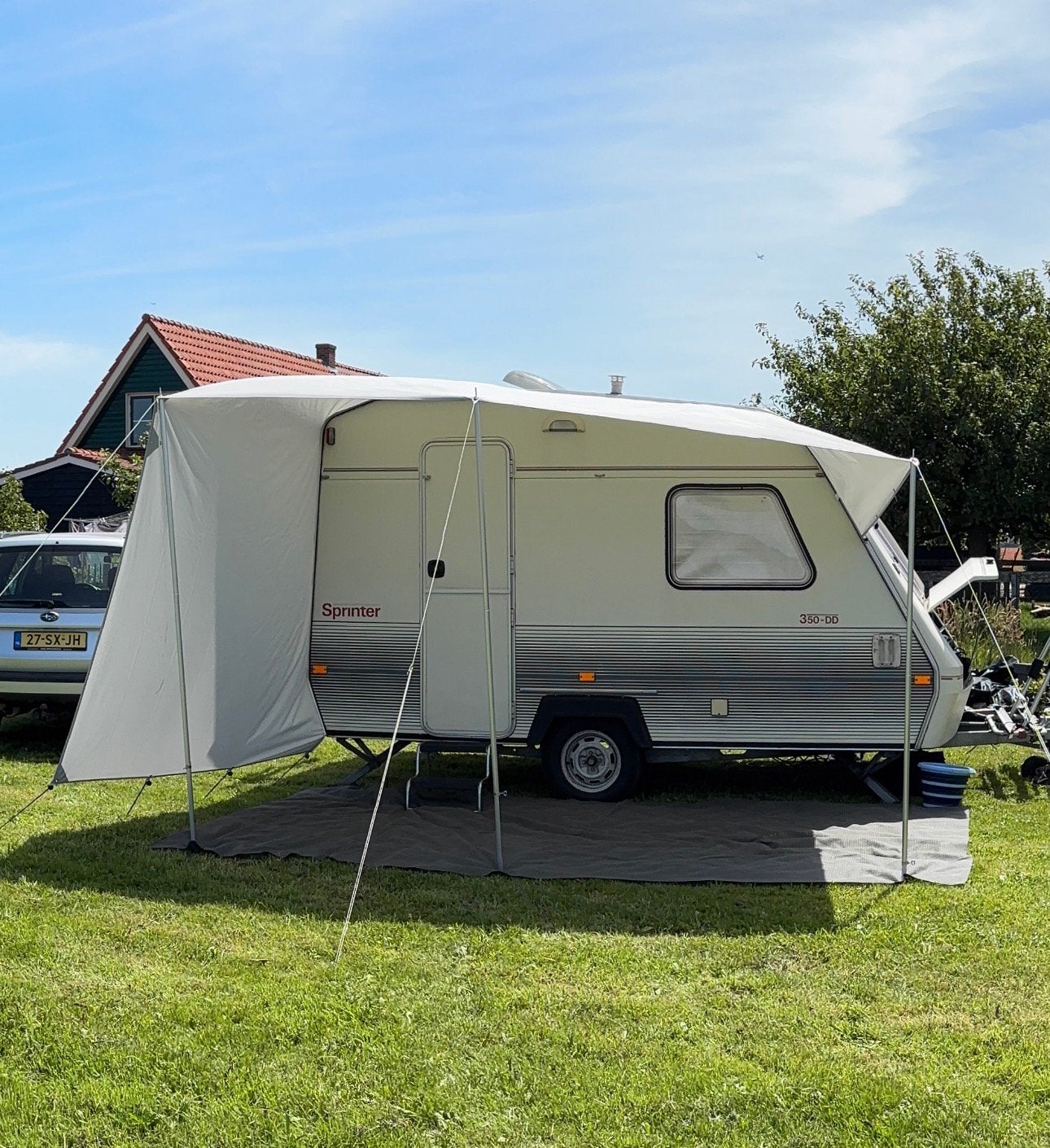 Beyerland 350 DD Sprinter, Caravans en Kamperen, Ophalen, Gebruikt, Tot en met 3