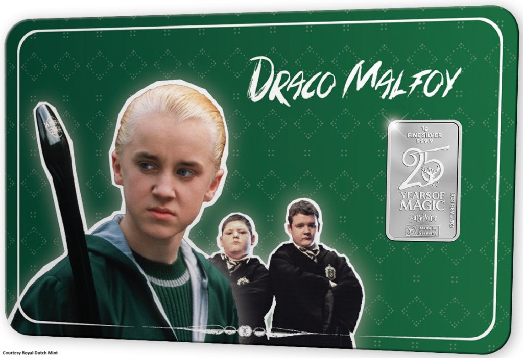 Nederland finecard "Draco Malfidus", Setje, Zilver, Overige landen, Overige waardes