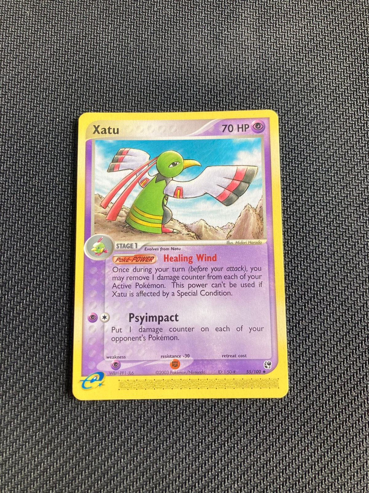 Pokemon kaart Xatu, Ophalen of Verzenden, Zo goed als nieuw