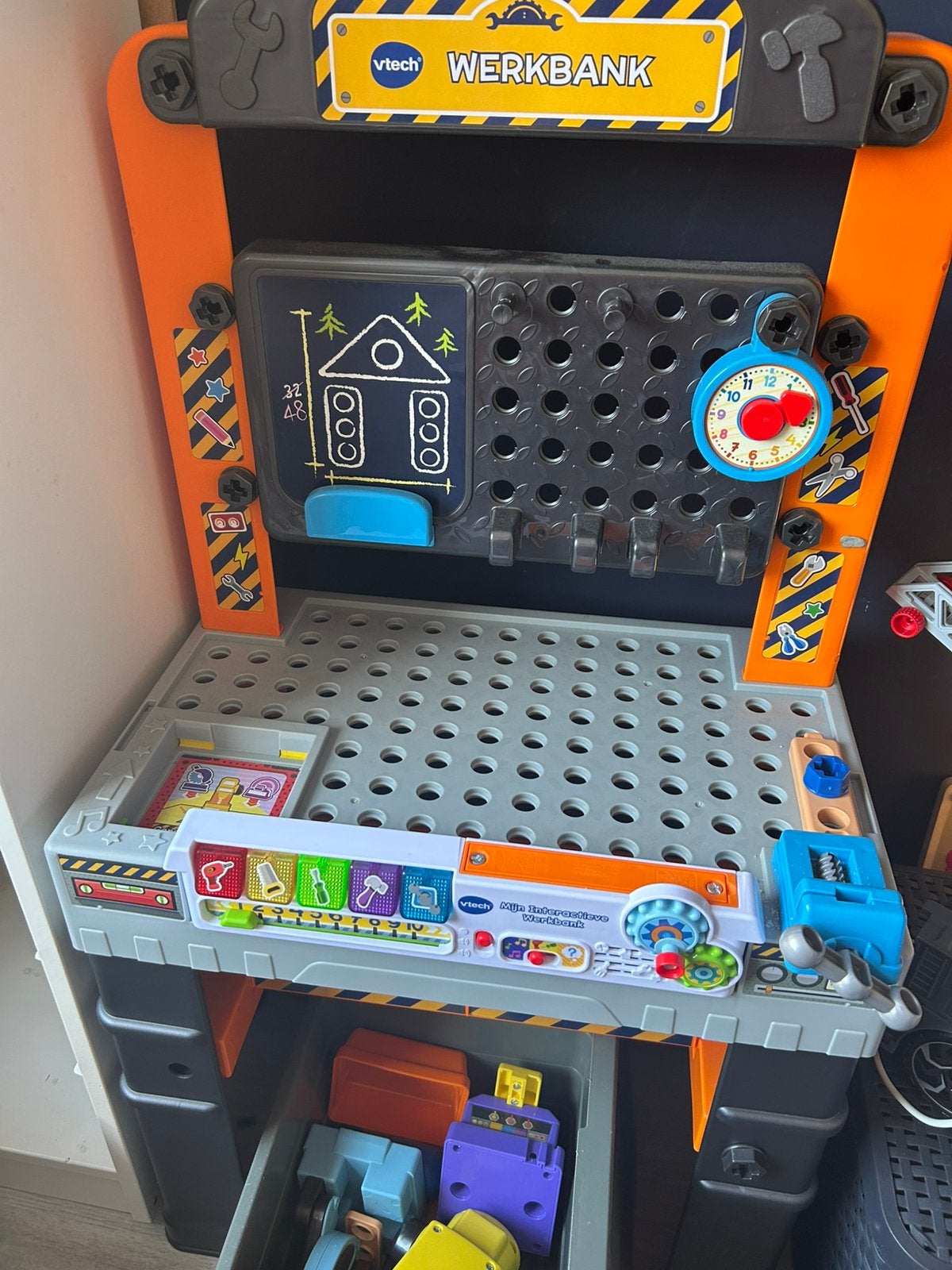 Vtech interactieve werkbank, Verzamelen, Automaten | Gokkasten en Fruitautomaten, Euro, Ophalen, Zo goed als nieuw