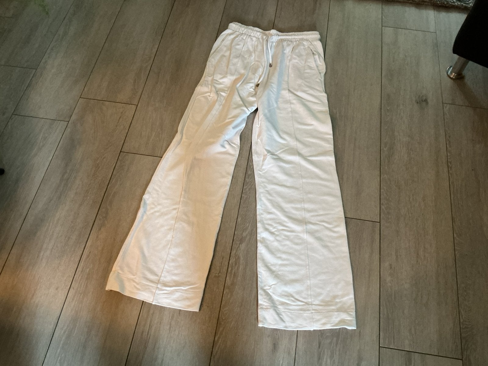 Broek wit, Maat 38/40 (M), Wit, Ophalen of Verzenden, Lang