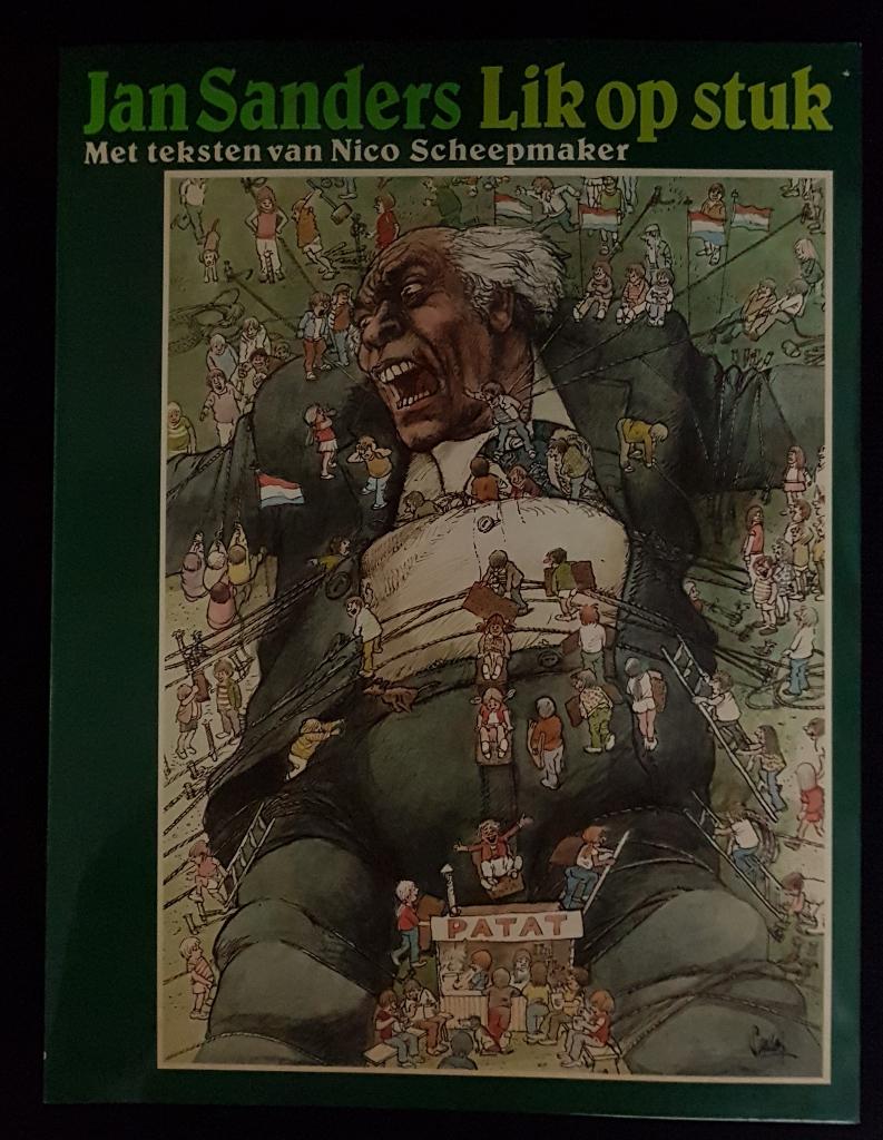 Lik op stuk - Jan Sanders, Boeken, Humor, Ophalen of Verzenden, Gelezen