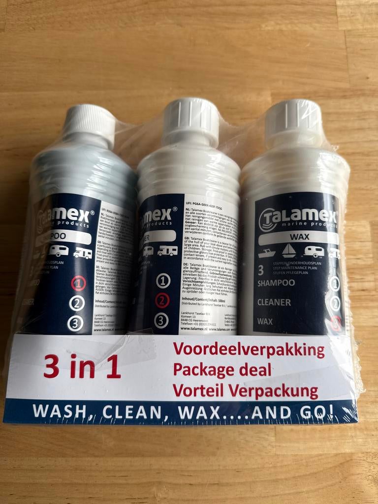 Talamex Boot, Caravan, Camper Onderhoudset 3-in-1 Nieuw, Ophalen of Verzenden, Nieuw, Onderhoud en Reparatie