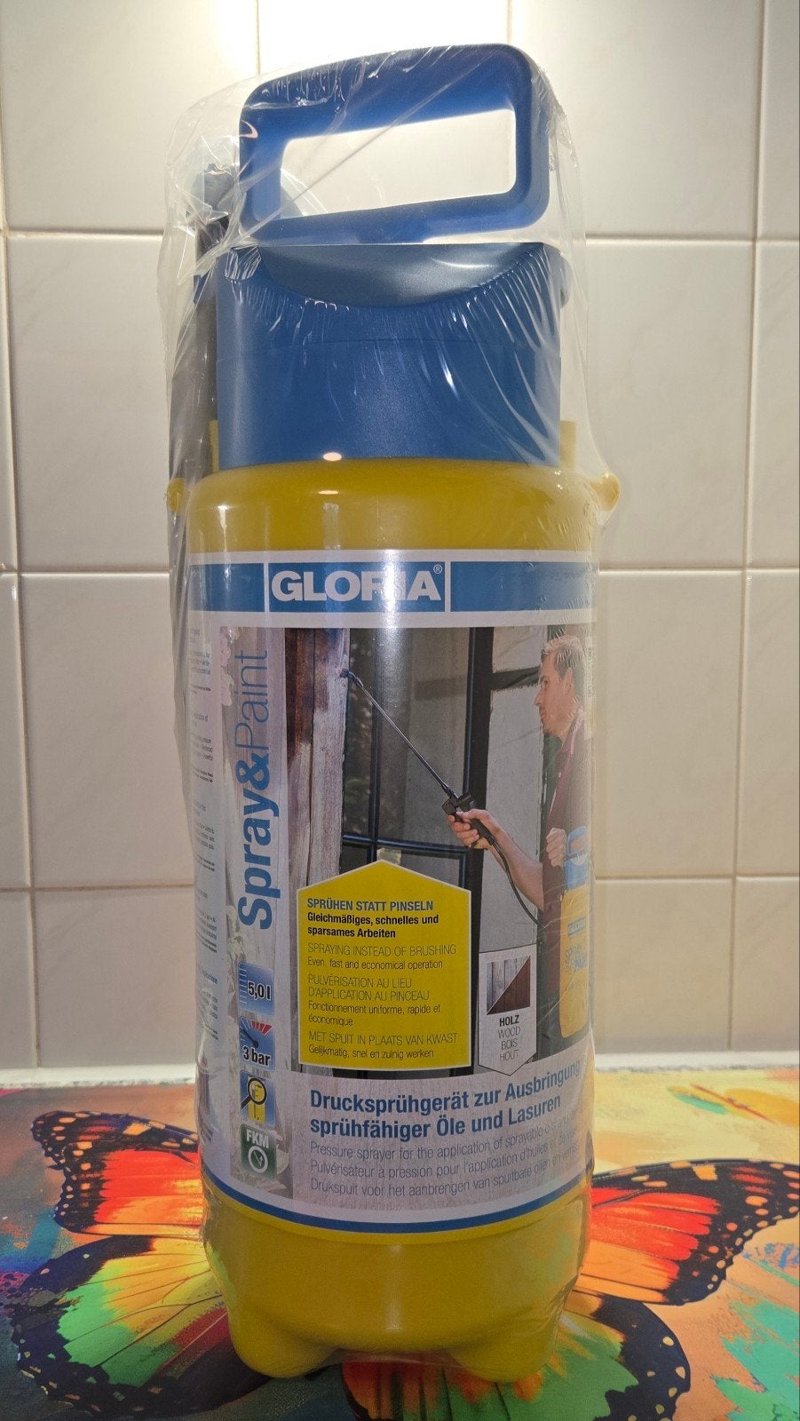 Gloria 5 liter drukspuit met fkm afdichtingen, Ophalen of Verzenden, Nieuw, Handsproeier