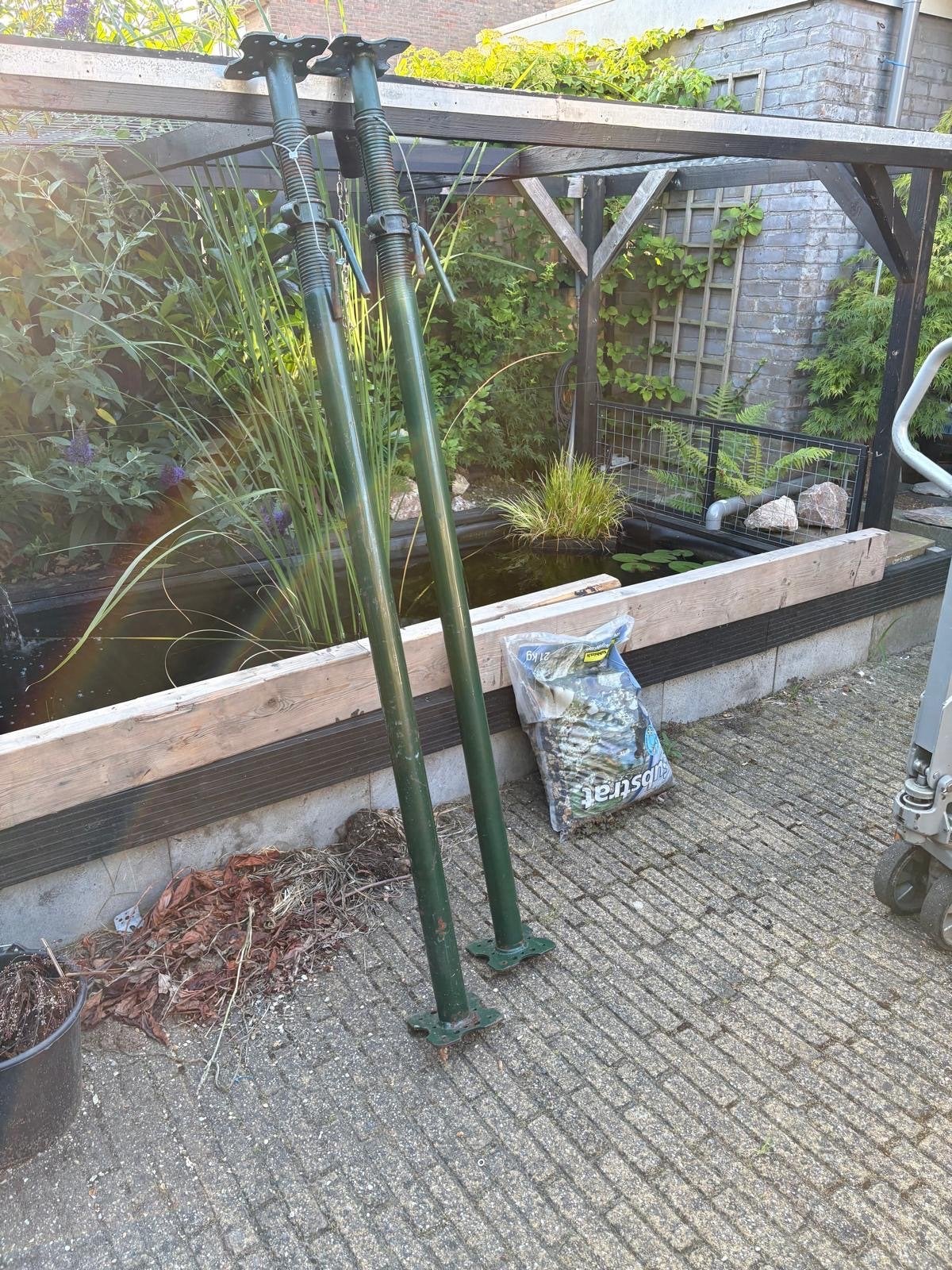 2x Bouwstempels - Stevige ondersteuning voor constructies, Doe-het-zelf en Verbouw, Ophalen, Gebruikt, Overige typen, 2 tot 5 meter