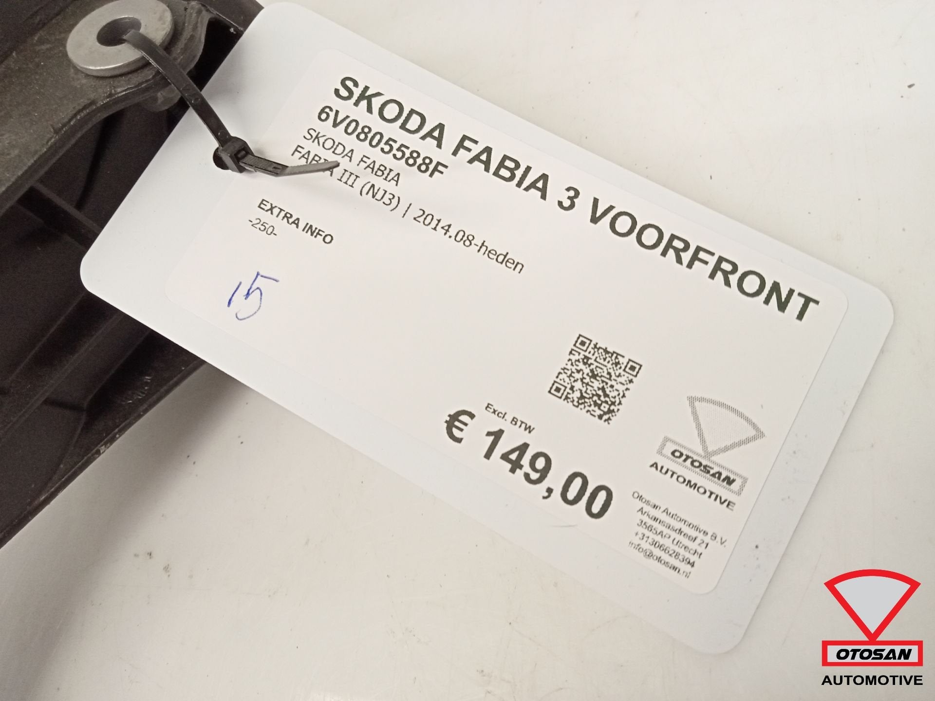 Skoda Fabia 3 2014+ Voorfront Front Origineel! 6V0805588F, Voor, Skoda, Skoda Auto a.s., Gebruikt