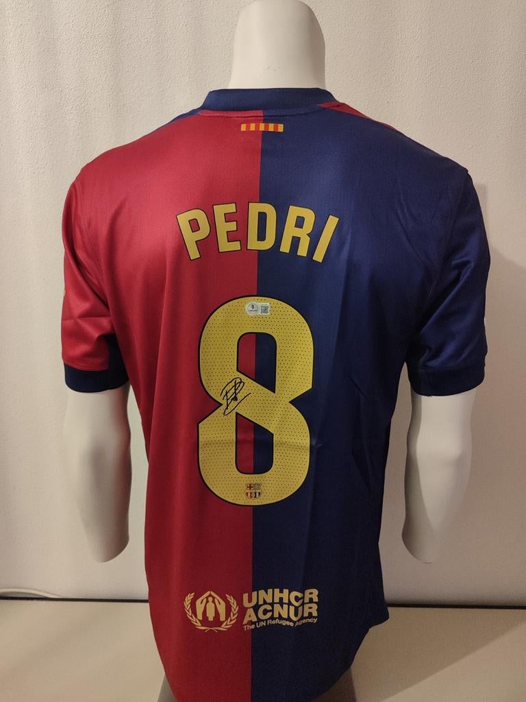 FC Barcelona shirt gesigneerd door Pedri met Beckett coa, Ophalen of Verzenden, Nieuw, Buitenlandse clubs, Shirt