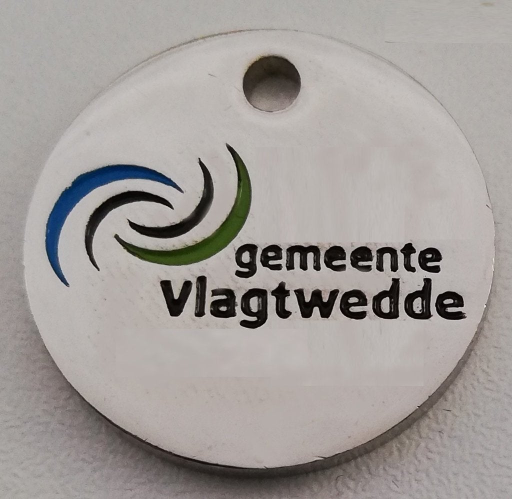 Winkelwagenmuntje van Gemeente Vlagtwedde, Ophalen of Verzenden
