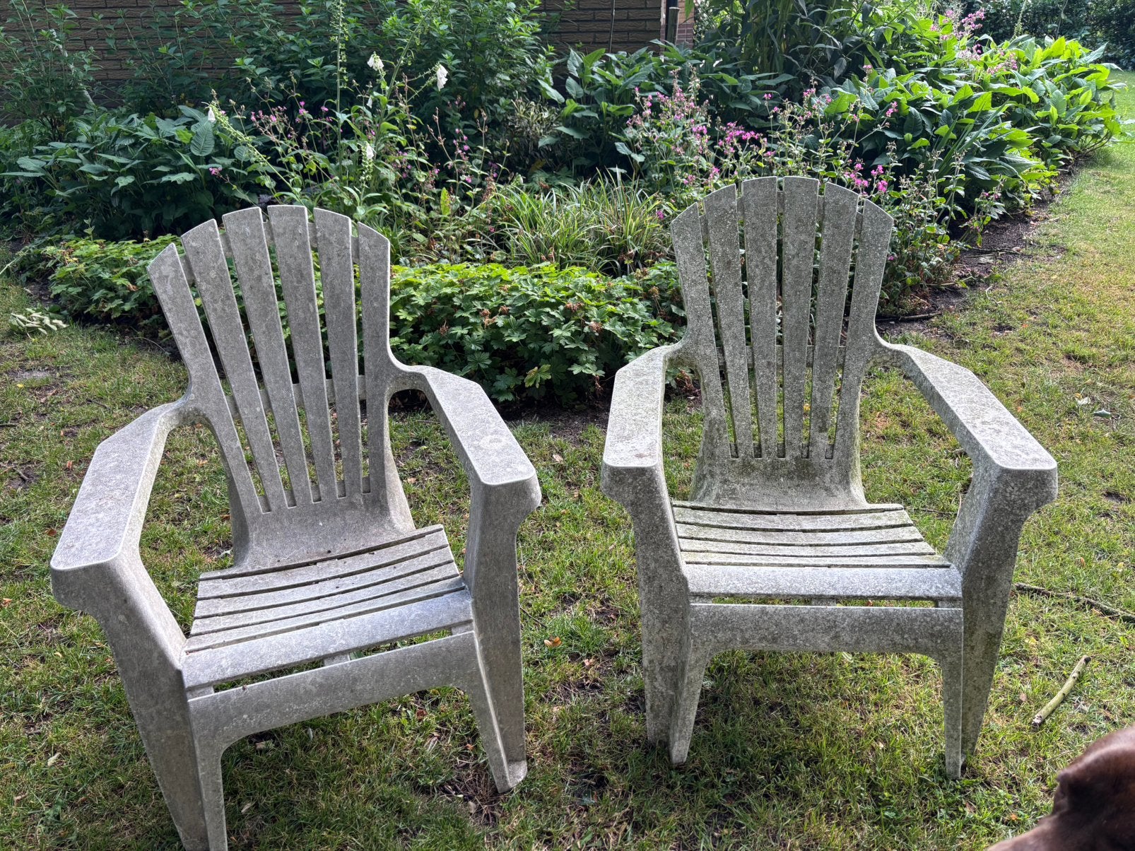 Tuinstoelen, Ophalen, Gebruikt, Kunststof