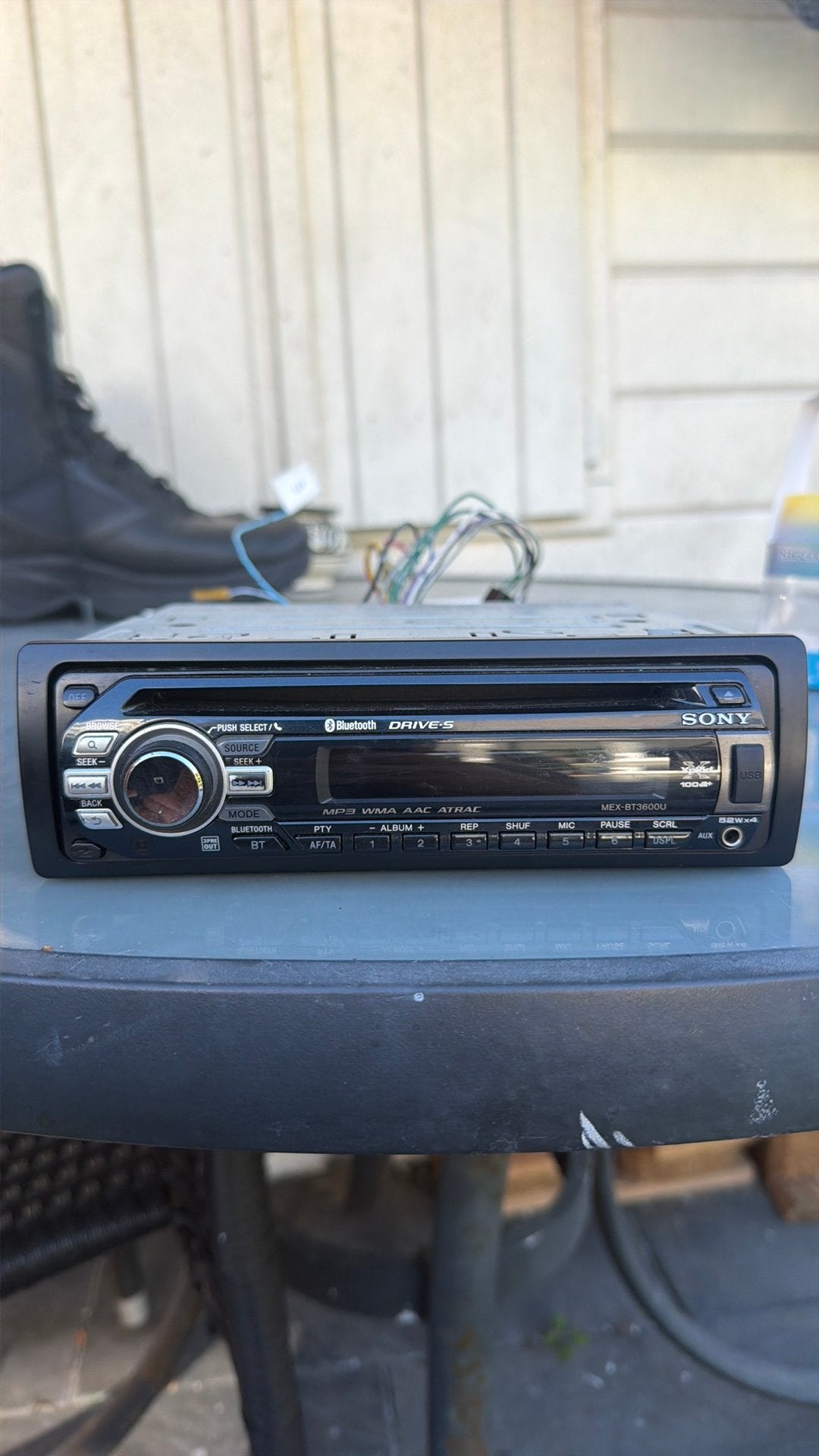Sony MEX-BT3600U autoradio met BT/USB/AUX, Ophalen, Zo goed als nieuw