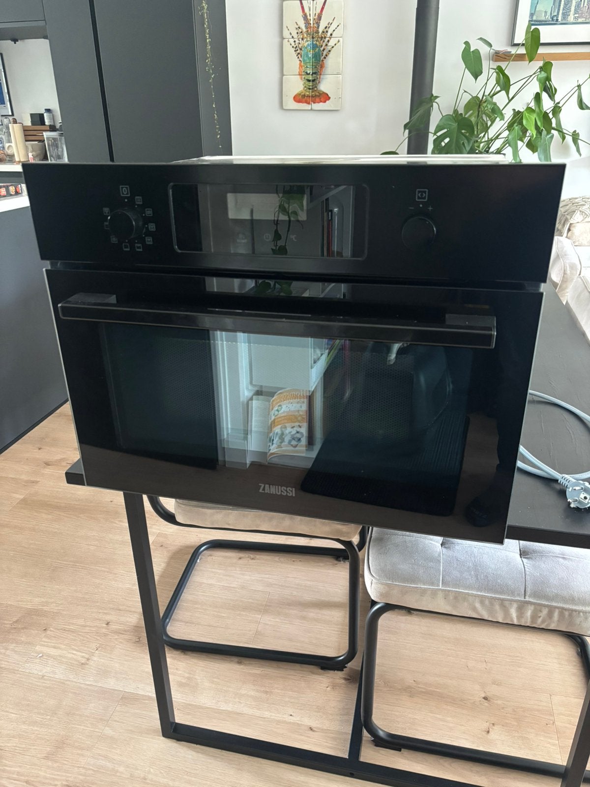 Zanussi ZVEKM6K2 combi-oven/magnetron – zo goed als nieuw, Zanussi, Ophalen of Verzenden, Inbouw, Magnetronfunctie