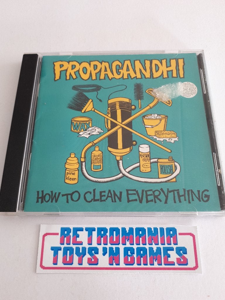 cd punk - propagandhi: how to clean everything, Verzenden, Zo goed als nieuw, Poprock