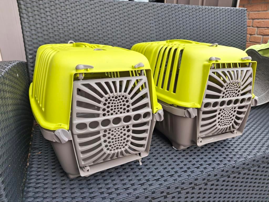 2 katten transport manden, Ophalen