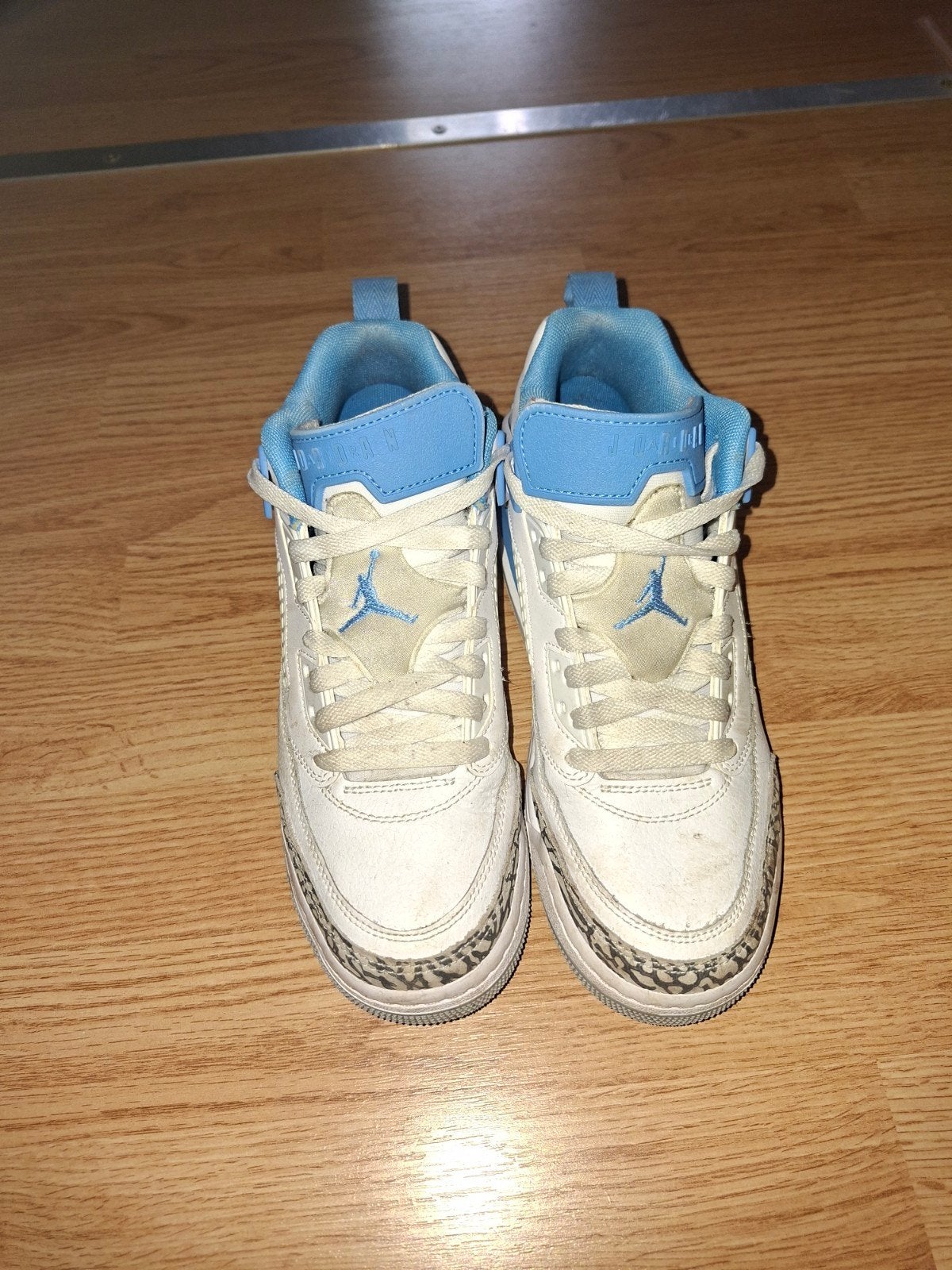 Air Jordan Spizike Low "University Blue", Ophalen of Verzenden, Nike Air Jordan, Wit, Sportschoenen