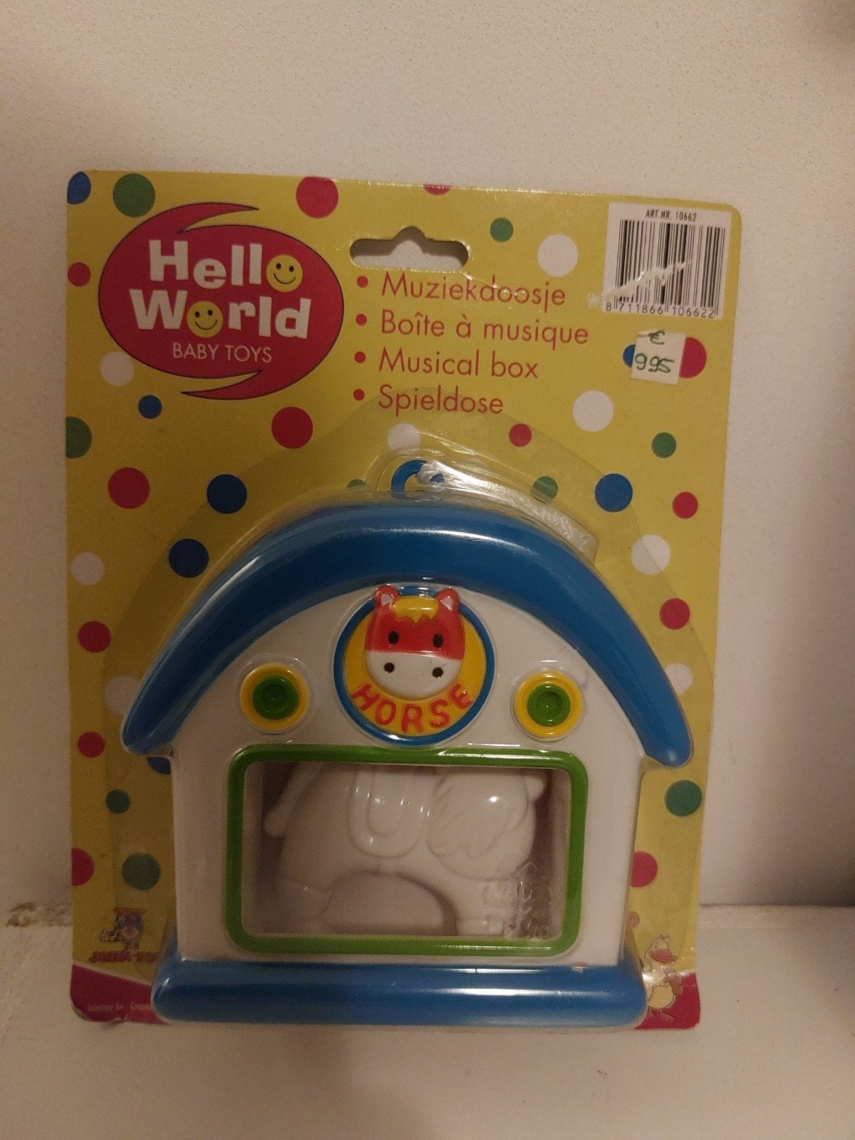 Hello World Muziekdoosje Paard - Nieuw in verpakking, Ophalen of Verzenden, Nieuw, Overige typen, Met geluid
