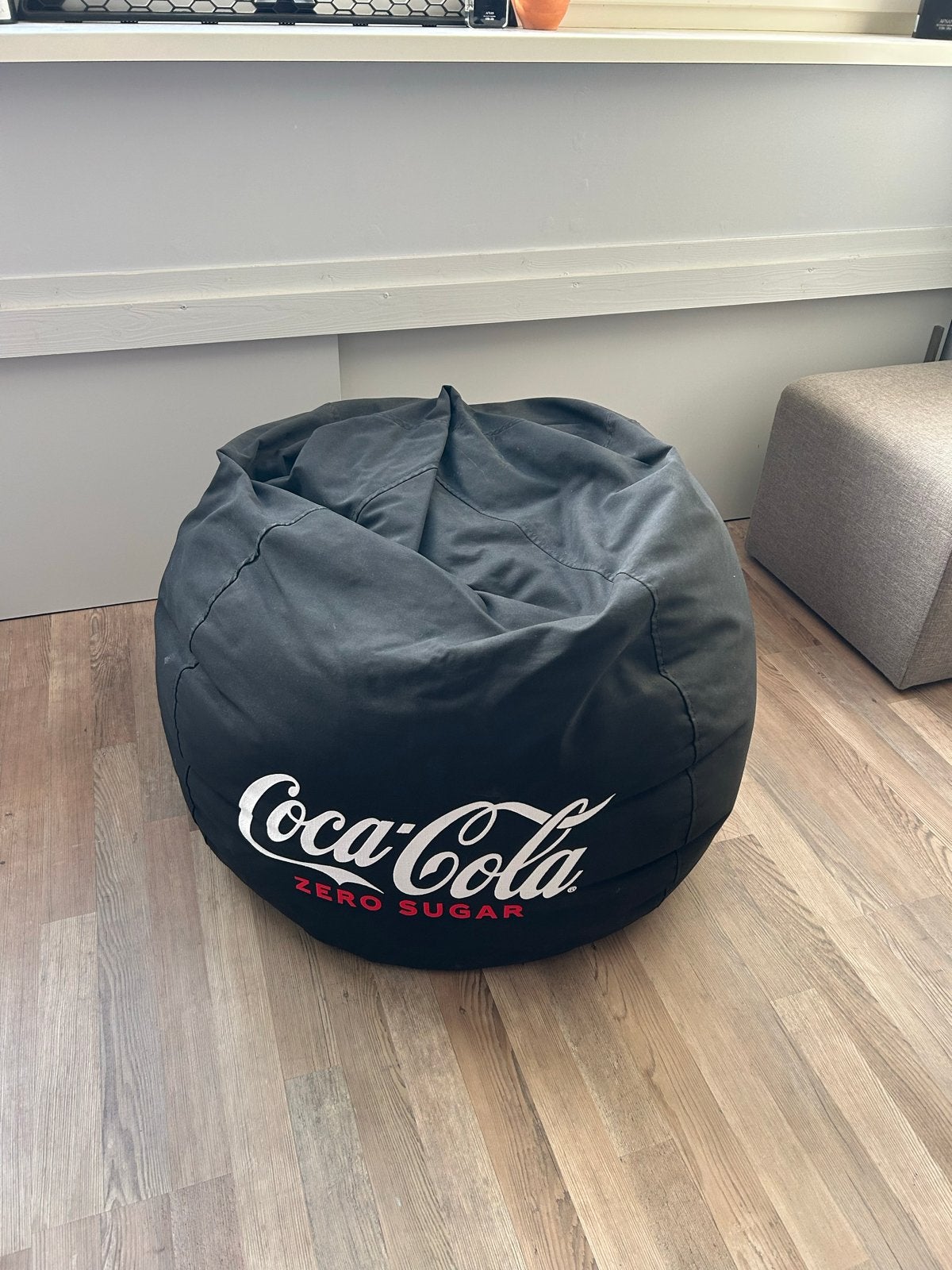 Coca-Cola Zero Sugar Zitzak - Zwart, Ophalen, Gebruikt, Zwart, Zitzak