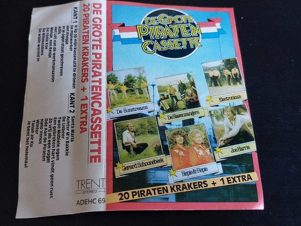 DE GROTE PIRATENCASSETTE (MC), Ophalen of Verzenden, Zo goed als nieuw, Origineel, 1 bandje