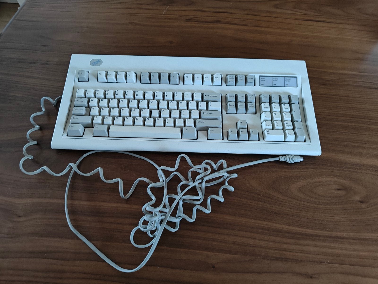 Vintage IBM Model M Toetsenbord - QWERTY, Bedraad, Computers en Software, Gebruikt, Ophalen of Verzenden, Qwerty, IBM