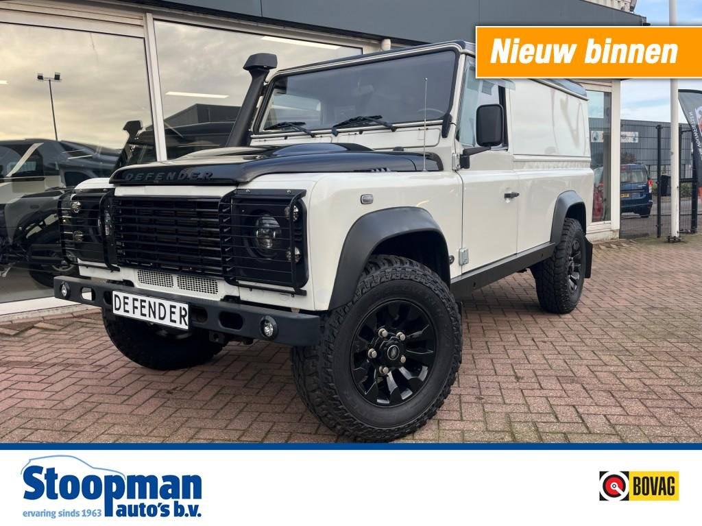 Land rover DEFENDER 110 2.4TD HT Apple/Android LED Upgrade, Land Rover, Wit, Bedrijf, 2402 cc