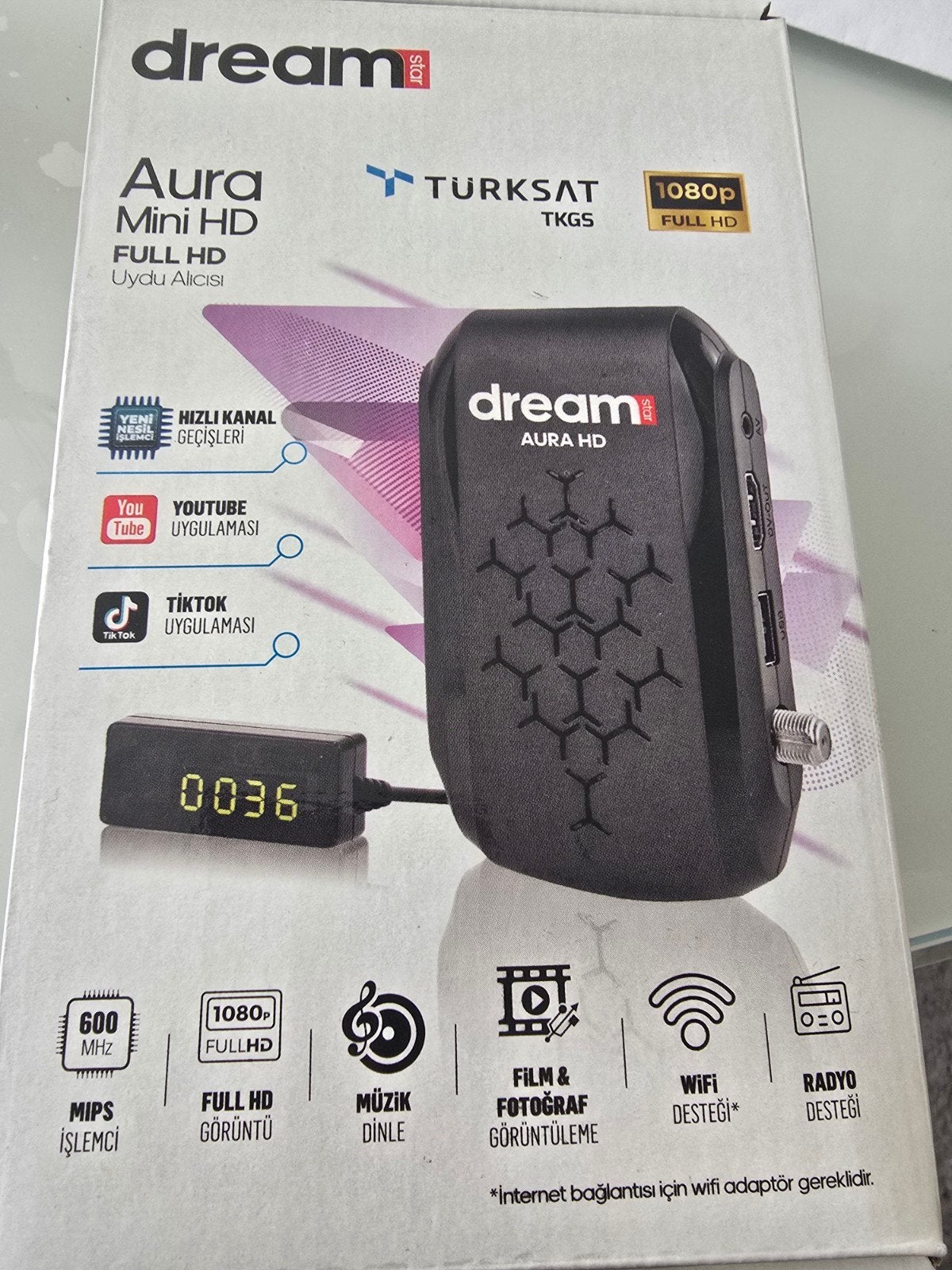 SATELIET ONTVANGER DREAM NIEUWE HD, Ophalen of Verzenden, Nieuw