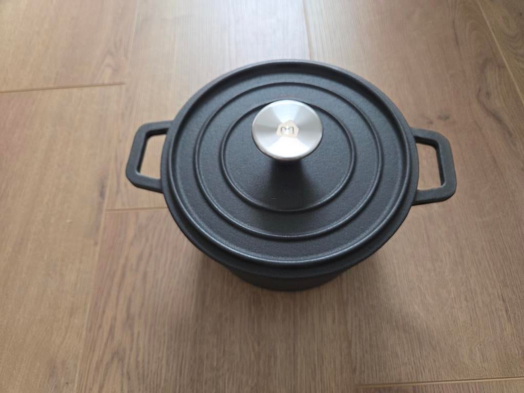 AH BBQ braadpan, Ophalen of Verzenden, Nieuw, Gietijzer, Koekenpan of Braadpan