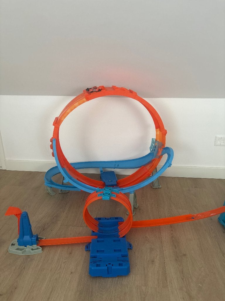 Hot wheel banen, Ophalen, Racebaan, Zo goed als nieuw, Hot Wheels