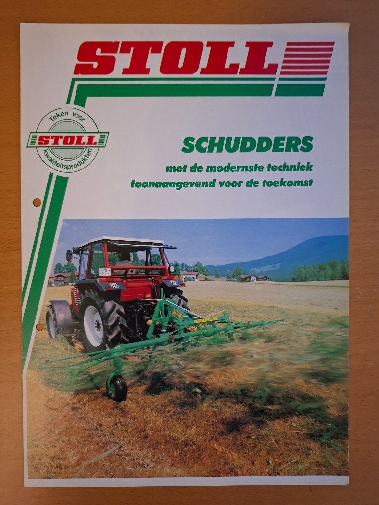 Folder Stoll schudders, Ophalen of Verzenden, Gelezen, Tractor en Landbouw