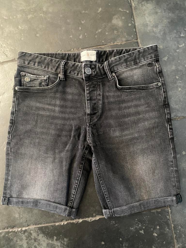 Cast iron korte spijkerbroek broek jeans W33, ., Zwart, Ophalen of Verzenden, Zo goed als nieuw