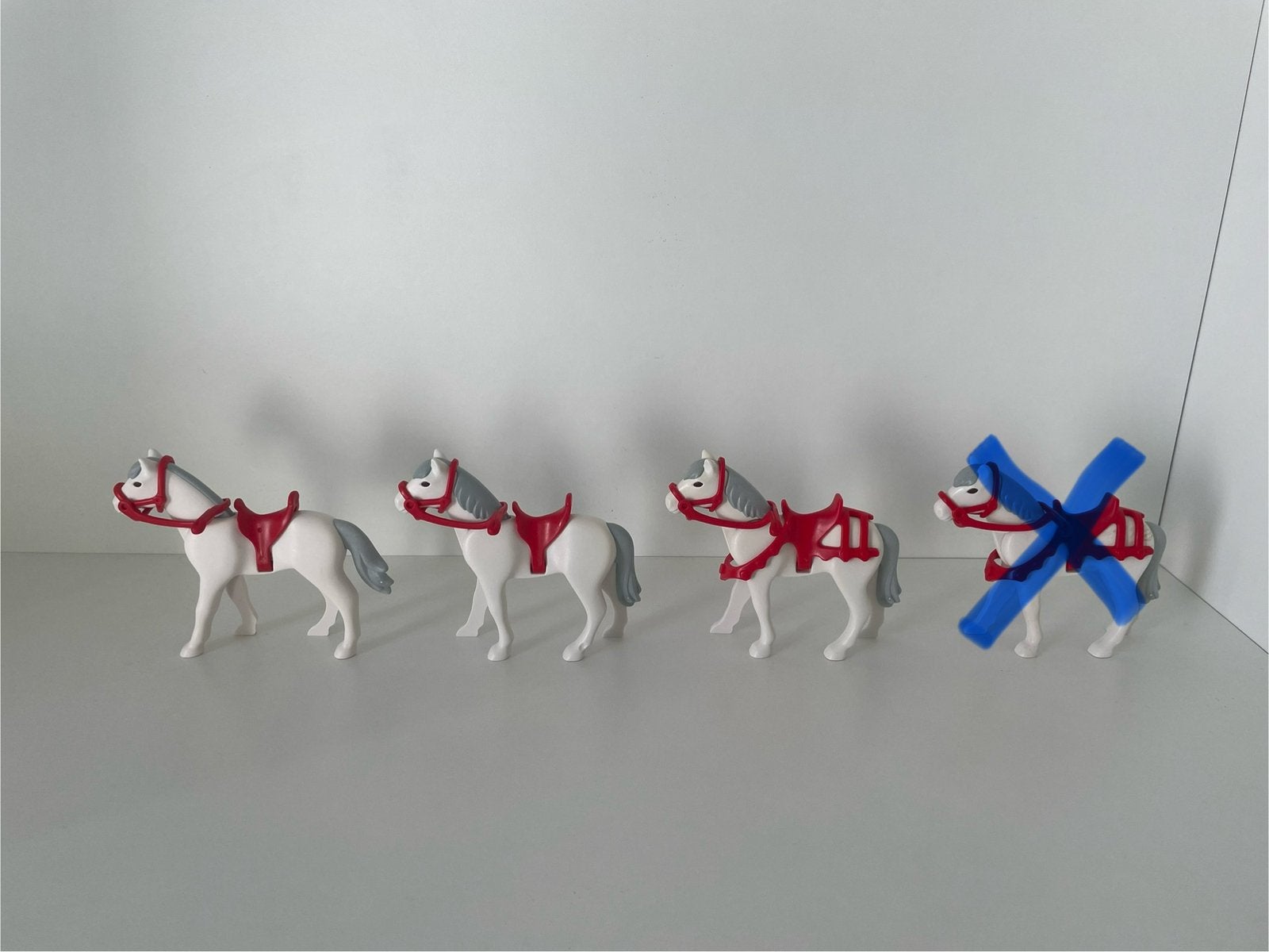 Playmobil dieren: paard van Sinterklaas, Kinderen en Baby's, Speelgoed | Playmobil, Ophalen of Verzenden, Gebruikt