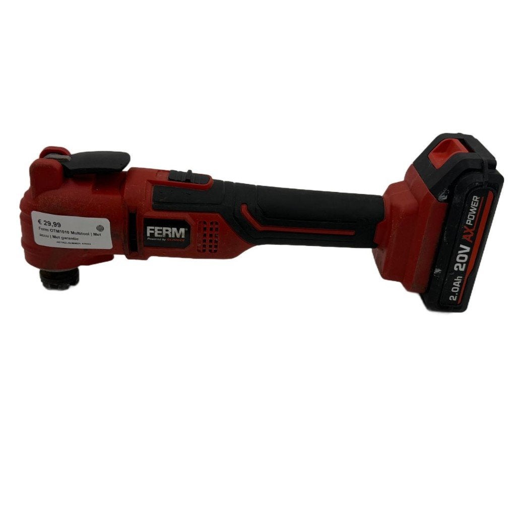 Ferm OTM1010 Multitool | Met accu | Met garantie, Dordrecht@usedproducts.nl, Toulonselaan 72, Ophalen of Verzenden, Zo goed als nieuw