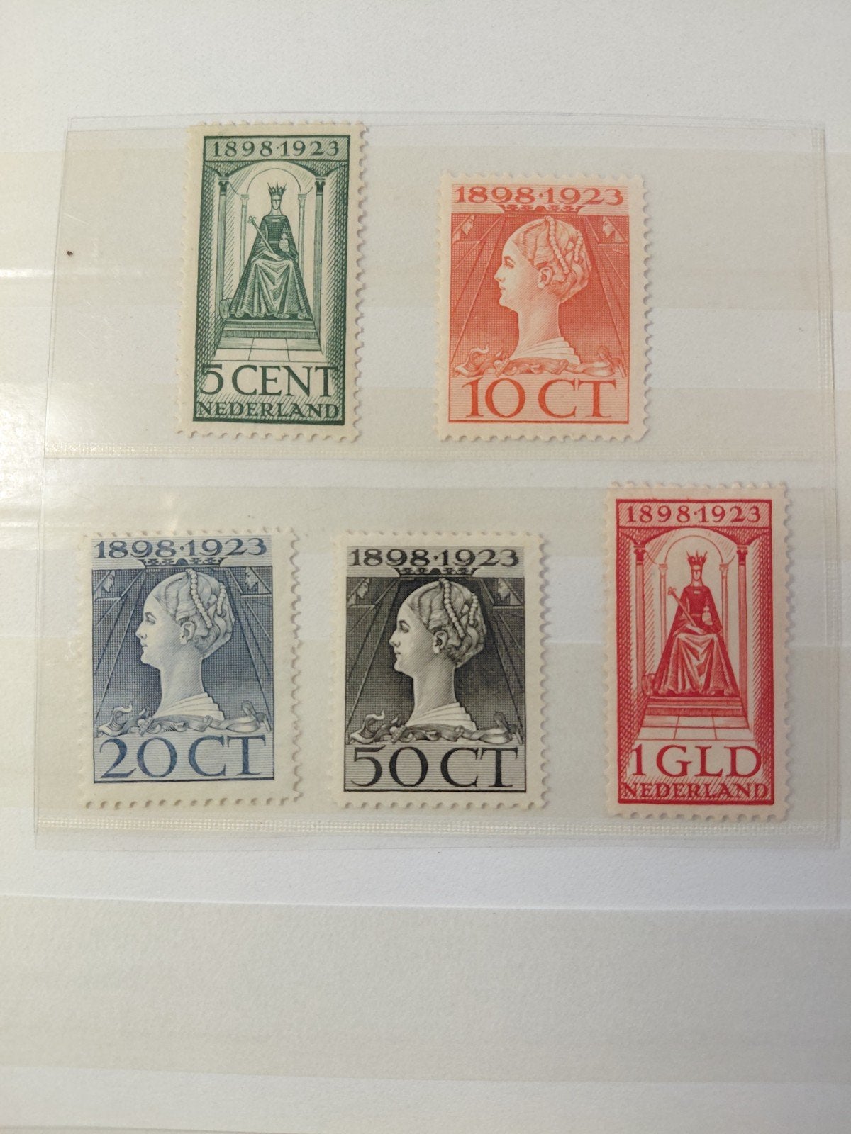 Nederland NVPH 121-131 postfris jubileumzegels 1923, Ophalen of Verzenden, T/m 1940, Postfris
