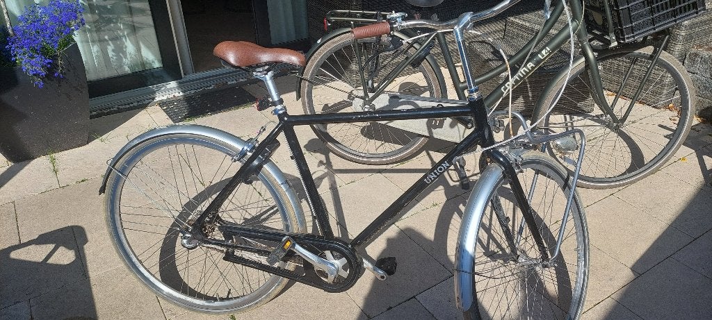 Herenfiets 54 cm 28 inch union, Gebruikt, Ophalen, Overige merken, Trommelrem