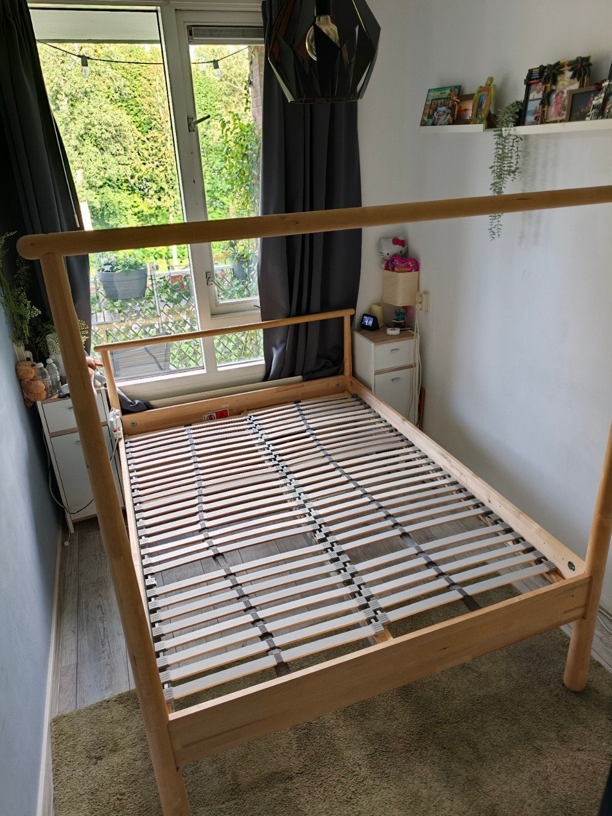Ikea Gjöra bedframe 140x200, Huis en Inrichting, Ophalen, Gebruikt, Beige, 140 cm